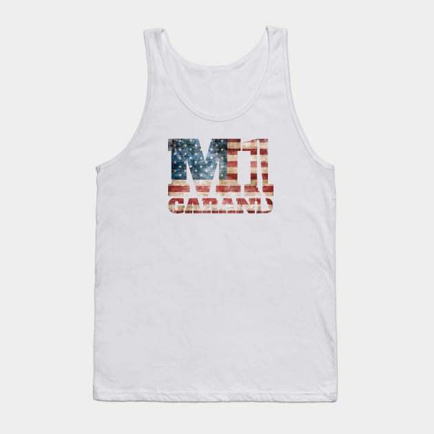 M1 Garand Enthusiast Land of the Free Tank Top by GreenGuyTeesStore